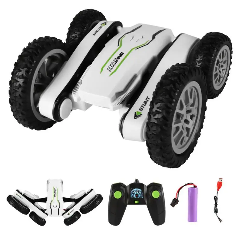 

Car 2.4G RadioControl Toys Buggy RC Stunt Drift Car 4CH Rock Roll Car 360 Rotating Flip Kids Robot RC Stunt Cars Xmas Toys
