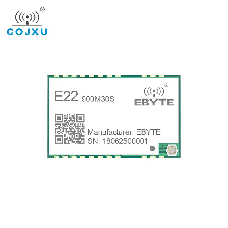 LORAWAN SX1262 LoRa TCXO 915 МГц беспроводной модуль ebyte Φ отверстие для печати IPEX антенна 850-930