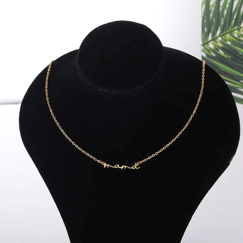 Romantic Custom Name Necklaces With Heart Crown Butterfly Letter Choker Necklace Stainless Steel Women's Jewelry Christmas Gifts |