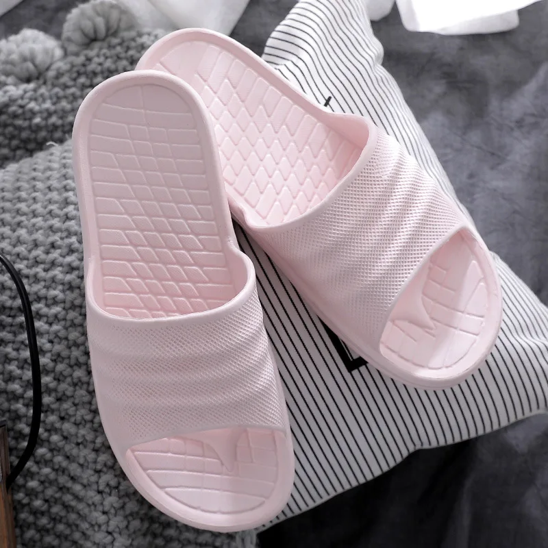 

Wholesale Ladies Home Slippers Bathroom Non-Slip Indoor Thick-Soled Family Shoes Eva Integrated New House Bath Slippers