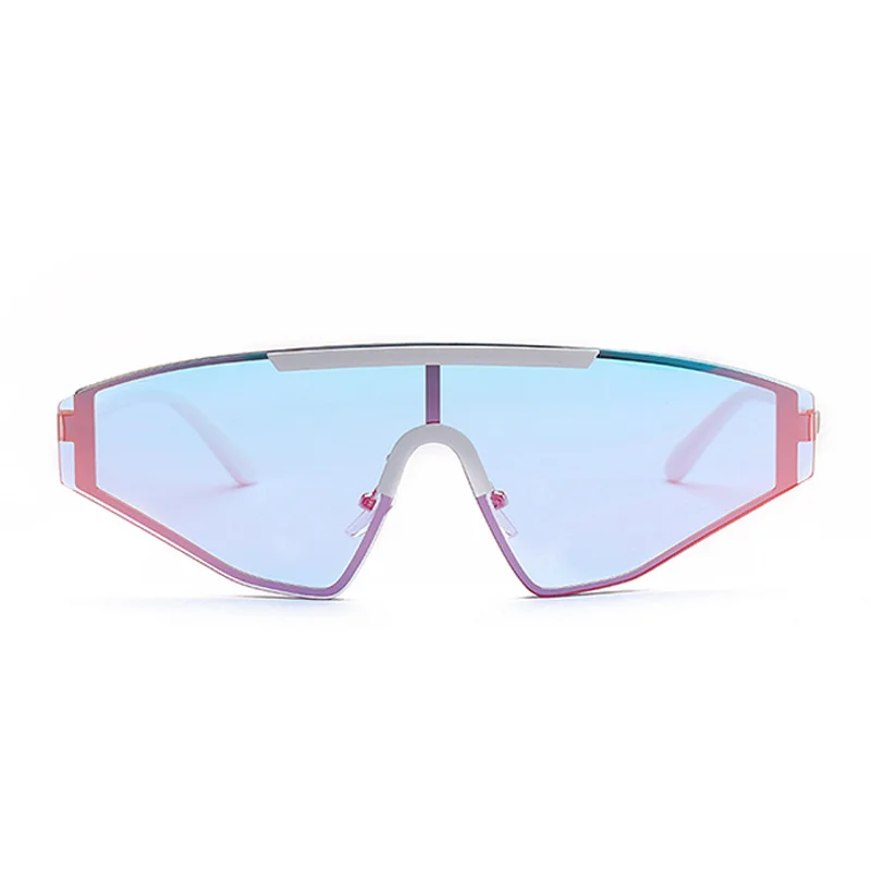 

Triangle y2k Glasses Women Man Colorful Uv400 Goggles Stylish Future Science Technology Style Sunglasses