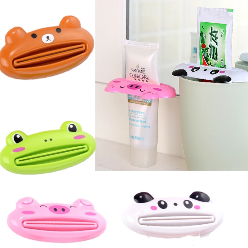 

Cute Animal Multifunction Squeezer Toothpaste Squeezer Home Commodity Bathroom Tube Face Cream Cartoon Toothpaste Dispenser Hold