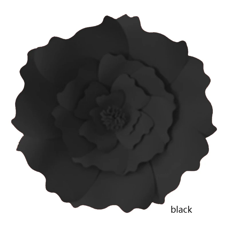 30cm black flower 30 годовщина украшения 30 знак латексный шар 30 лет воздушный шар Бумага салфетка под тарелку кружку для 30-летнего дня рождения - Цвет: 30cm black flower