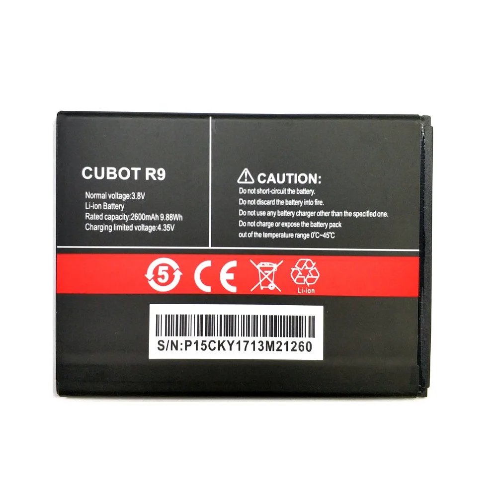 

1Pcs High Quality New Original Cubot R9 Battery for Cubot R9 Mobile Phone in stock