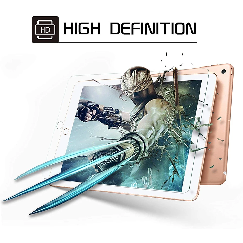 [В 2 упаковках] Защитная пленка для экрана Apple iPad Pro Air 1 5 6 9 7 2017 6-го поколения Air1