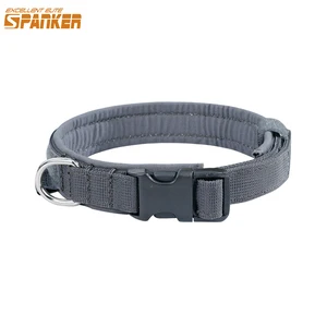 EXCELLENT ELITE SPANKER Tactical Dog Collar Adjustable Duarable  Dog Collars Quick Release Collar for Puppy