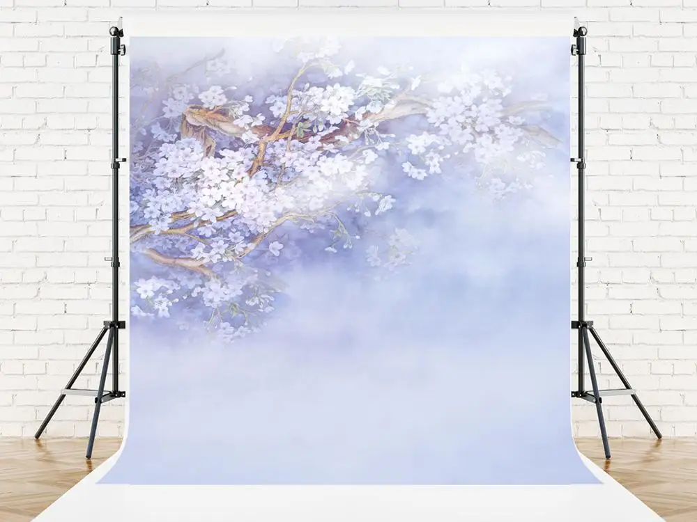 VinylBDS 5x7 футов принцесса фотография Фон Цветочная живопись фон фотостудия