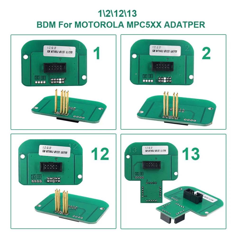 

Chip Adjustment Adapter BDM Frame Adaptor Green For Denso Marelli Bosch Siemens 22Pcs Made By A Acrylic Board Probe Adapters