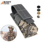 Тактическая Сумка для магазина с одним пистолетом, облегченная модульная система переноски данных M5, сумка для фонарика, держатель для фонарика, для охоты, для повседневного использования, аксессуары, сумка