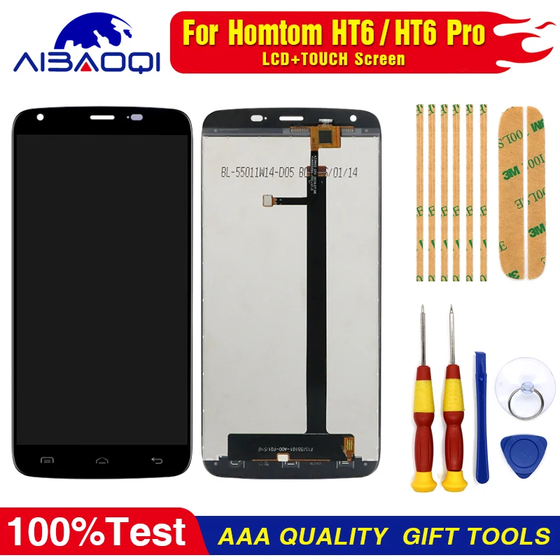 Сенсорный ЖК дисплей экран для Homtom HT6 запасные части + инструмент разборки