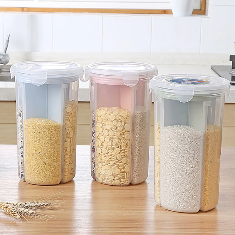 Новый ящик для хранения зерна риса контейнер прозрачный пищевых продуктов