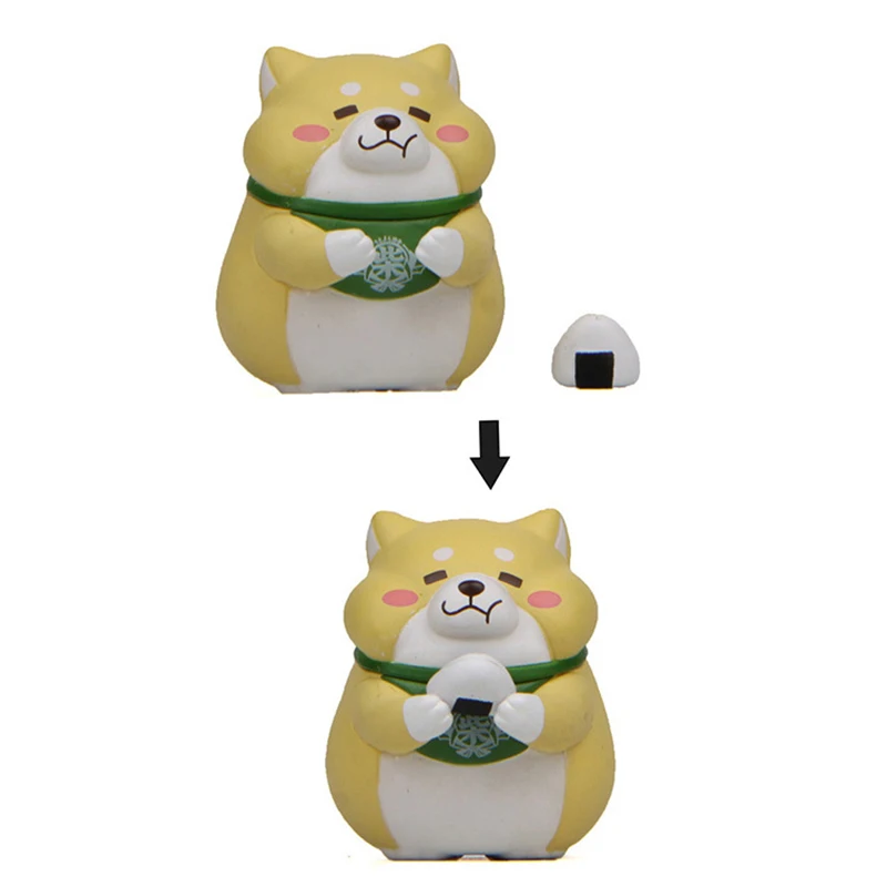 1 шт. вкусная еда японские рисовые шарики фигурки собаки Шиба ину игрушки микро