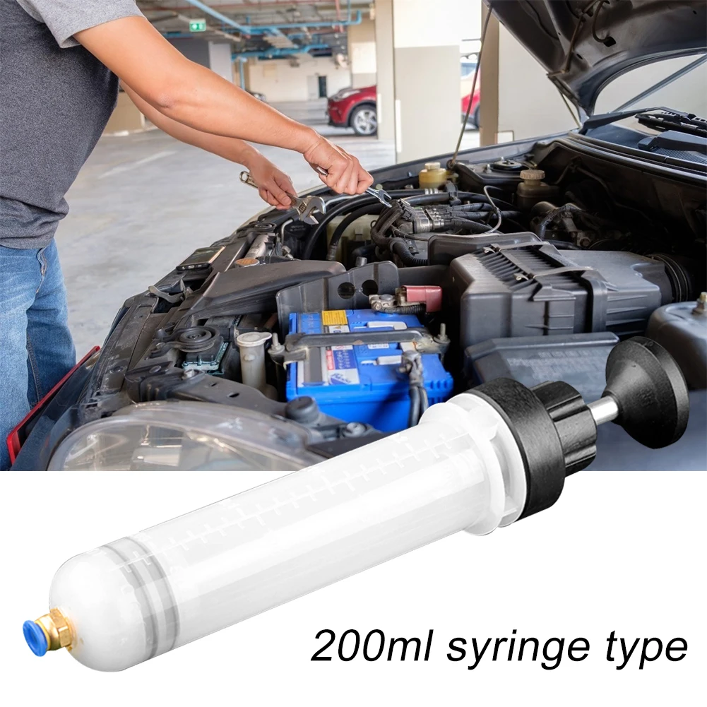 

200cc Filling Syringe Bottle Manual Pump Manual Pumping Car Oil Fluid Extractor Bottle Transfer Hand Pump Tools