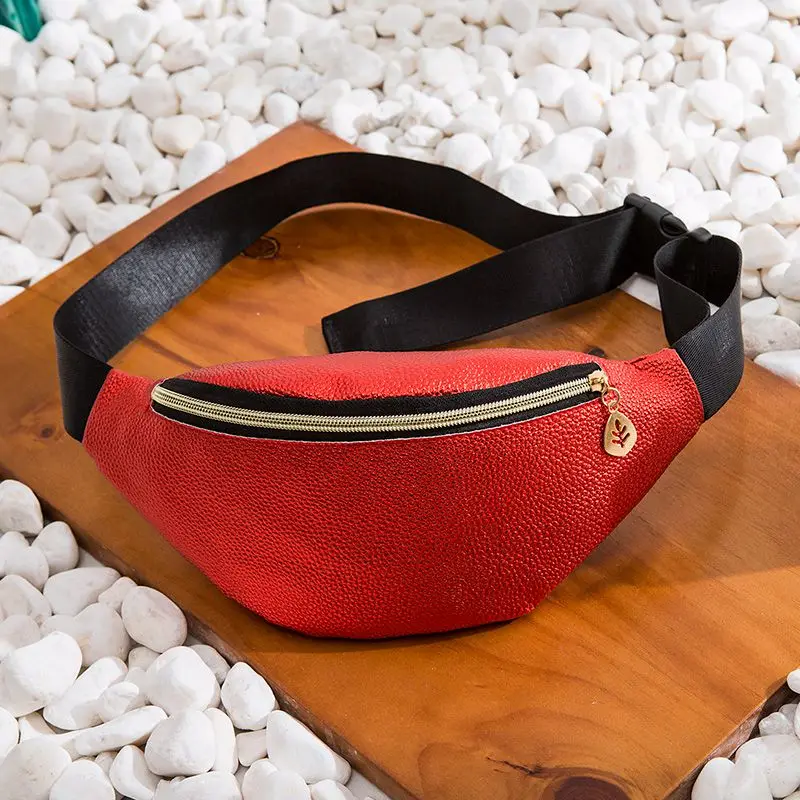 Женская дорожная поясная сумка кошелек с блестящим многоцветным