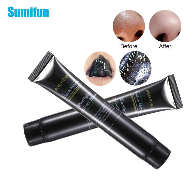 

1Pcs/20Ml Bamboo Charcoal Blackheads Cream Skin Care Shrink Pores Black Head Removal Nose Cleansing Purifying Peel Type Essence