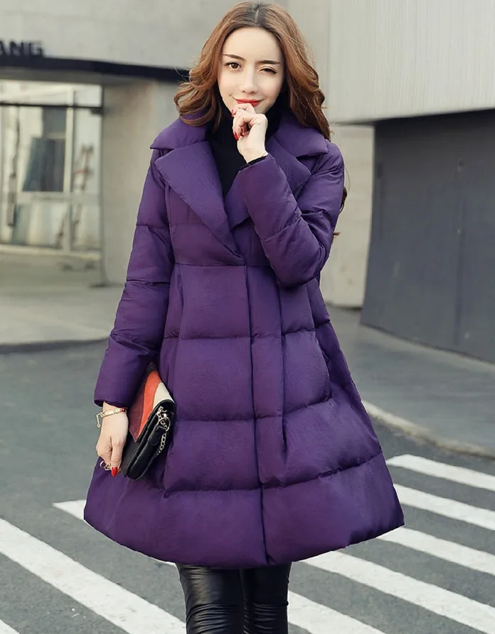Элегантная длинная парка для женщин 2020 новая модная зимняя теплая куртка пальто