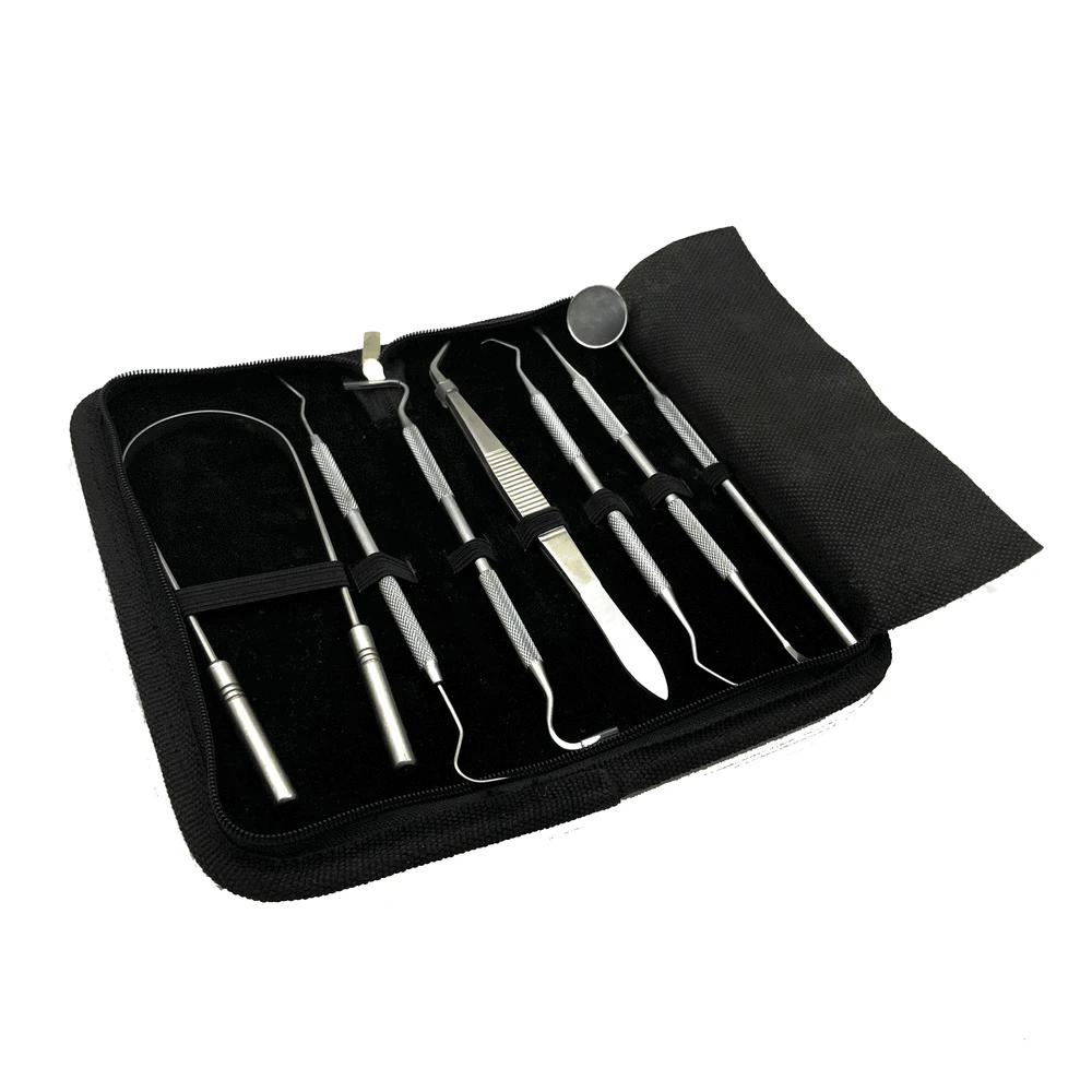 7 шт./компл. стоматологические инструменты для чистки зубов инструмент удаления