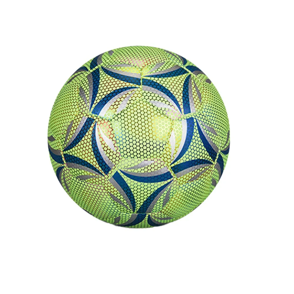 

Бесшовный светящисветодиодный футбольный мяч из ПУ кожи, размер 4, 5