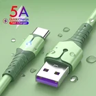Кабель Micro USB Type c для быстрой зарядки и синхронизации данных, 5 А