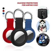 mcgillon for apple airtags liquid silicone protective sleeve for apple locator tracker anti lost device keychain protect sleeve