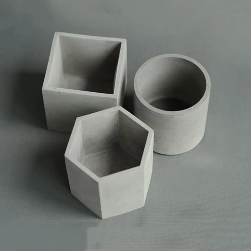 Круглый квадратный держатель для ручки контейнер штукатурки силиконовая форма