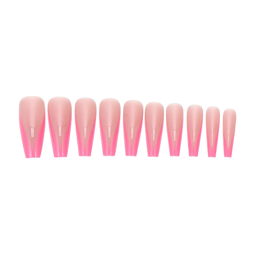 

Fake nails with designs coffin artificial nails tips overhead with glue press on nail false nails set nail art tools Accessories