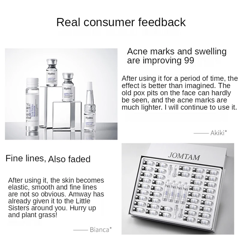 Восстанавливающий лиофилизированный порошок для лица увлажняющий пептид