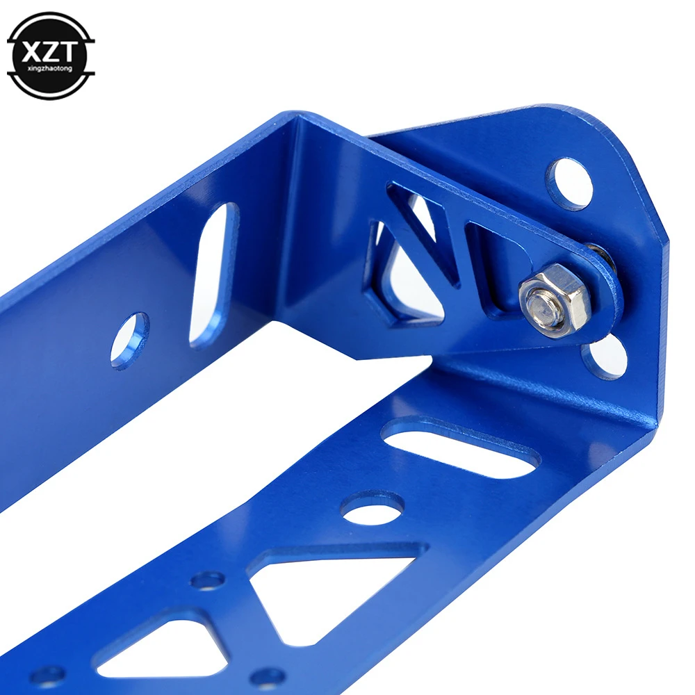 Рамка для автомобильного номерного знака универсальная алюминиевая Power Racing JDM