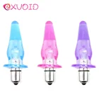 Анальный вибратор EXVOID для массажа простаты товары для взрослых анальный вибратор Гладкие Секс-игрушки для женщин Анальная Силиконовая пробка фаллоимитатор
