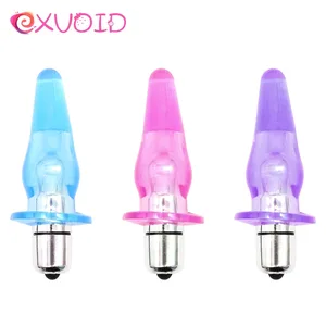 Анальный вибратор EXVOID для массажа простаты товары для взрослых анальный вибратор Гладкие Секс-игрушки для женщин Анальная Силиконовая пробка фаллоимитатор
