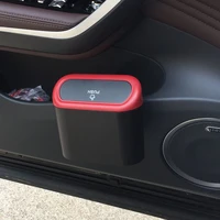 creative car supplies and gifts large capacity and stylish car trash cans with various internal storage boxes