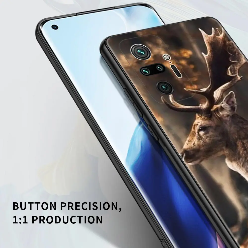 Deer Hunting Camo Soft Funda for Redmi K40 Plus 9A 9C 9T Coque Phone case For Redmi Note 10 Pro Max 9 9s 9t 8t 7 Cover
