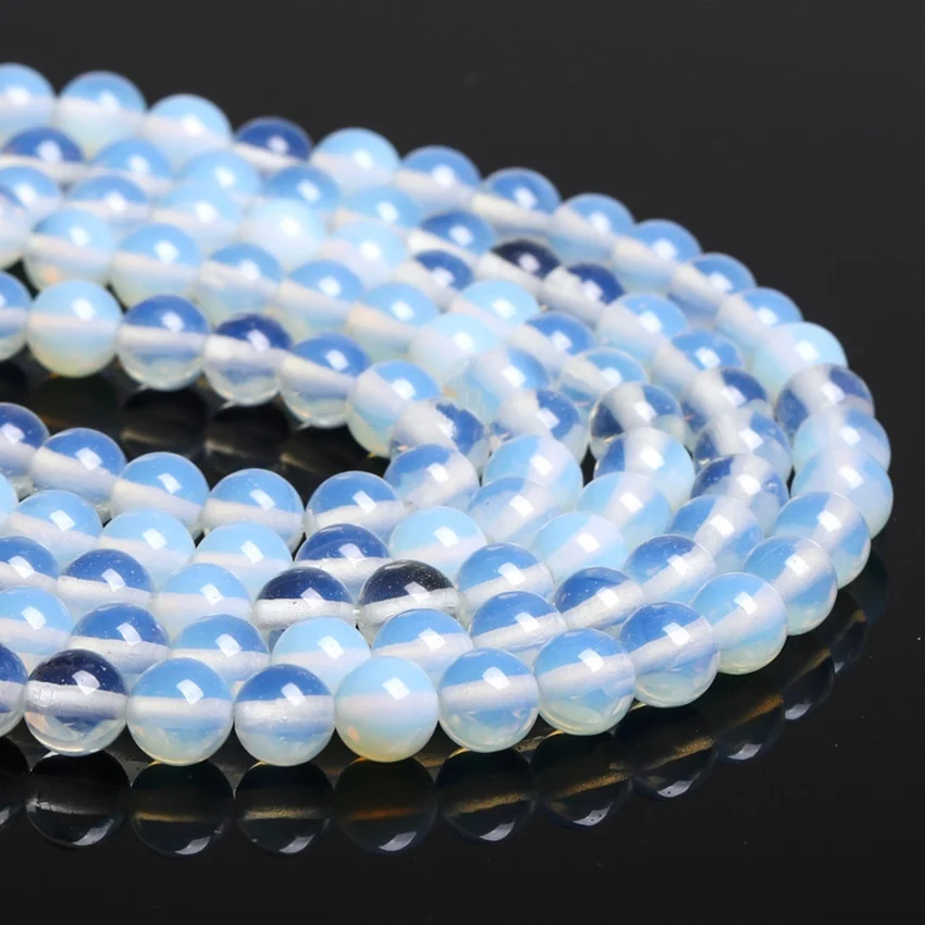 Оптовая цена Камень Опал Кристалл Свободные Круглые бусины для изготовления