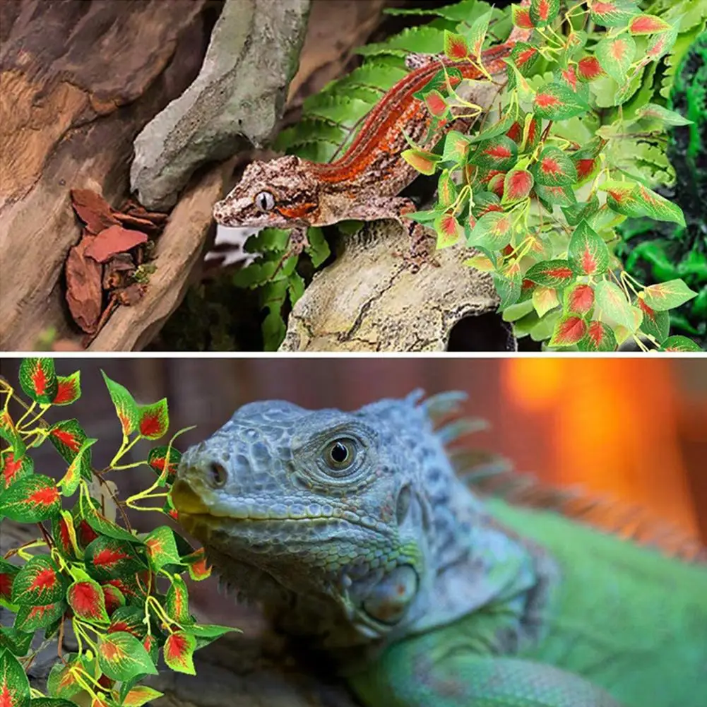 Растения для рептилий ящерицы искусственная лоза искусственные продукты