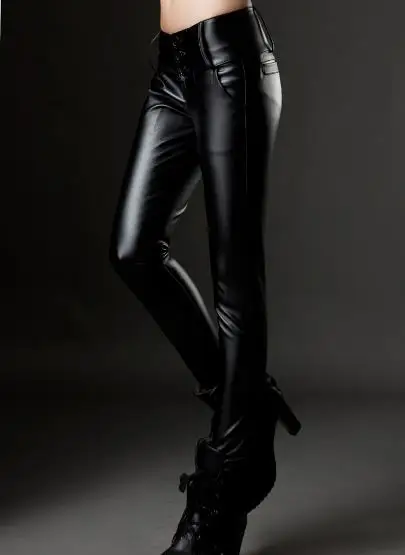 Модные леггинсы размера плюс с высокой талией Стрейчевые сексуальные