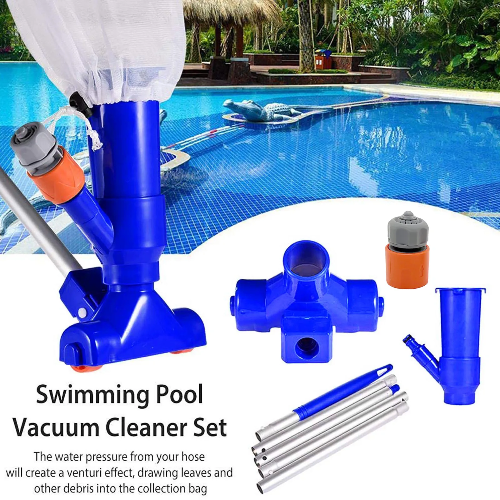 

Portable Swimming Pool Vacuum Cleaner Disinfect Tool Semicircular Suction Head Pond Fountain Spa Pool Vacuum Cleaner Brush Tools