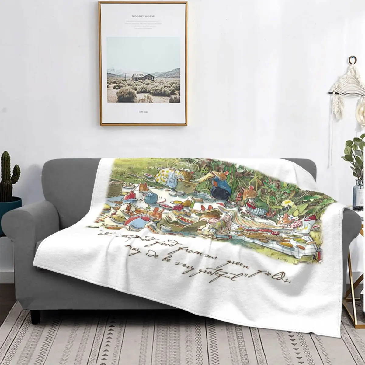 

Manta de Picnic, para cama colcha, edredón a cuadros para sofá, manta Kawaii, mantas receptoras