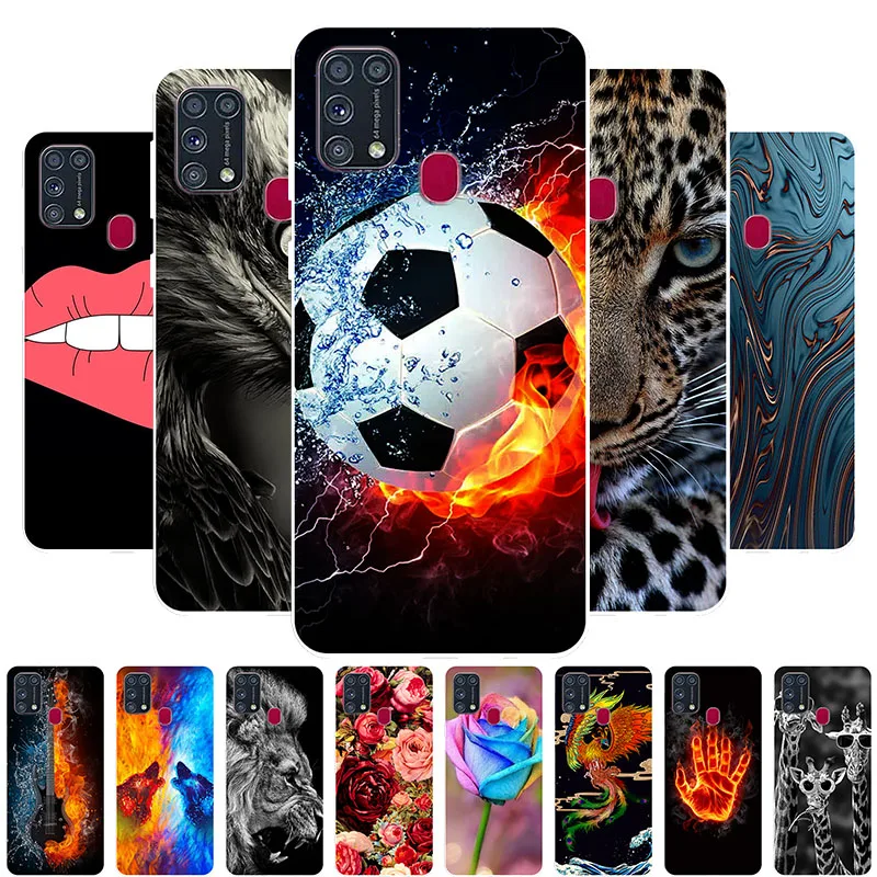 

For Samsung M21S Case Football Soft Silicone Back Case For Samsung Galaxy M21s Phone Cover for Samsung M 21s Capa Fundas