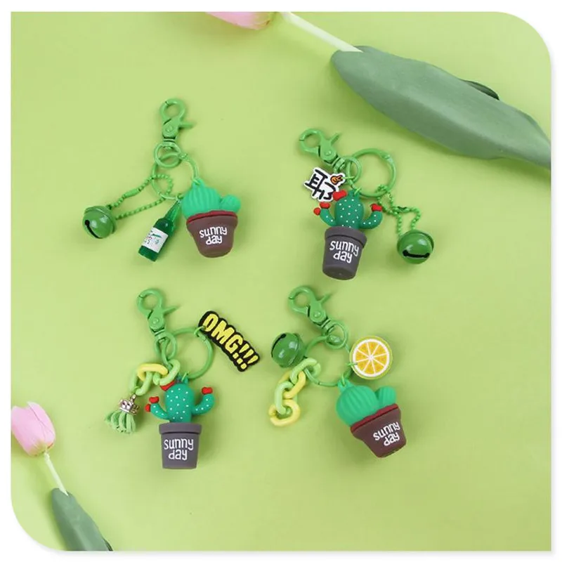 Кактус брелок женский прекрасный кулон веб звезда креативный мешок сумка