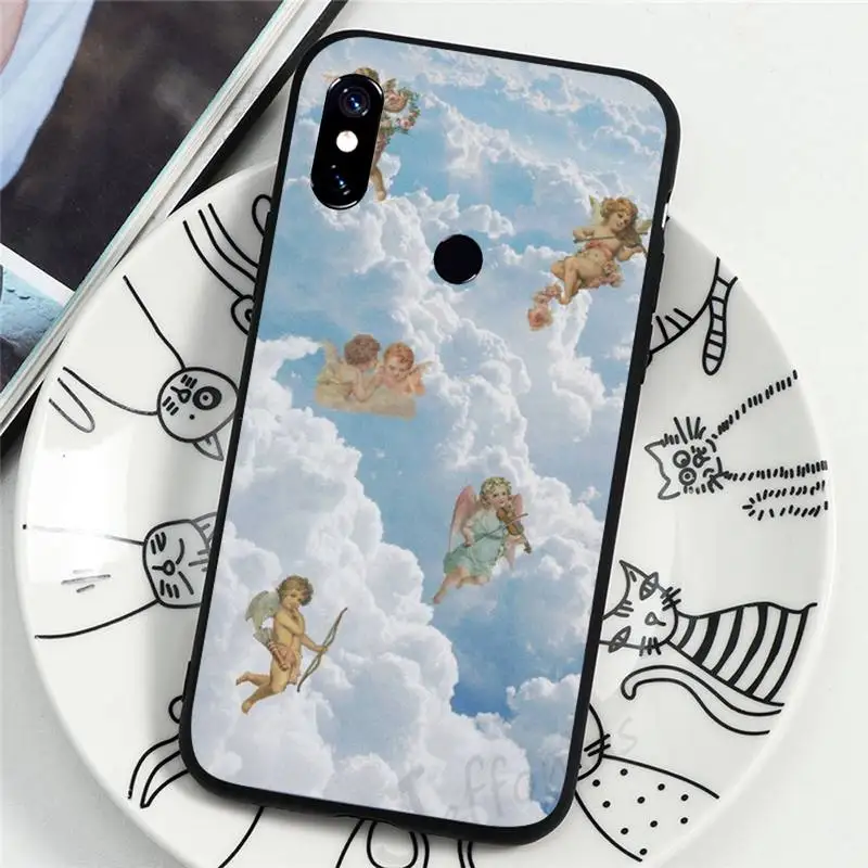

Phone Case For Xiaomi Redmi Note 4 4x 5 6 7 8 pro S2 PLUS 6A PRO Art Renaissance angels