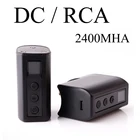 2400 мАч, татуировки Беспроводной Питание для мини фрезерная почвообрабатывающая машина pen средства ухода за кожей Батарея-серые кисточки с ЖК-дисплей Экран RCADC татуировки Питание