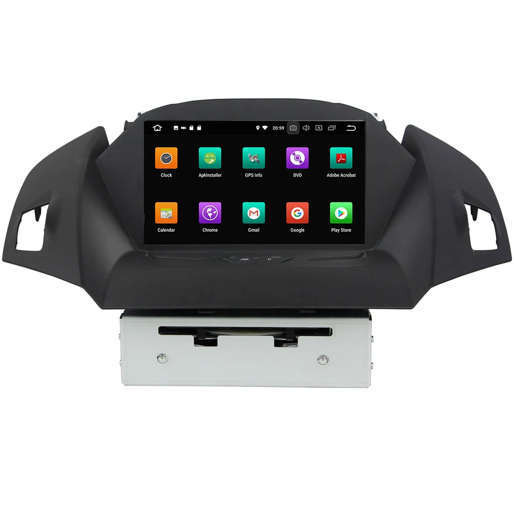 Verkaufen Roadlover 8 Inch Android 9,0 Auto-Multimedia-Player Radio Stereo Für Ford Kuga 2013 2014 2015 2016 2017 2018 GPS Navigation