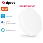 Беспроводной смарт-переключатель Tuya Zigbee, умная кнопка управления Wi-Fi, несколько сцен, работает с Alexa Google Home