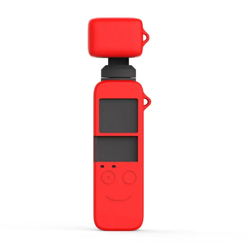 Y1UB 1Set Soft Silicone Case Protective Cover Lens Housing Skin Shell for dji Pocket Gimbal Camera Accessories Kit