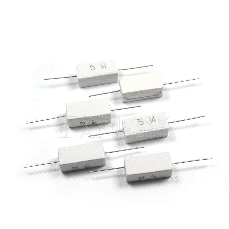 10 шт. 5 Вт 0 22 Ом цемента сопротивление 0.22R 0.22ohm|cement resistance|resistance 5w5w resistance |
