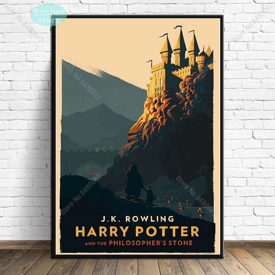 Harries плакат фильм поттерес Замок Хогвартс холст живопись плакаты и принты настенные художественные картины для гостиной домашний декор