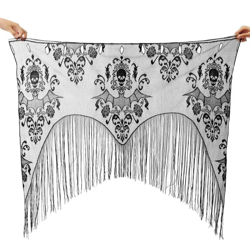 Чехол занавеска в виде паутины с кисточкой|Скатерти| |