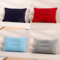 inflatable pillow portable ultralight anti leakage railway cushion office car airplane beach pillow soft travel for home pi j7f4