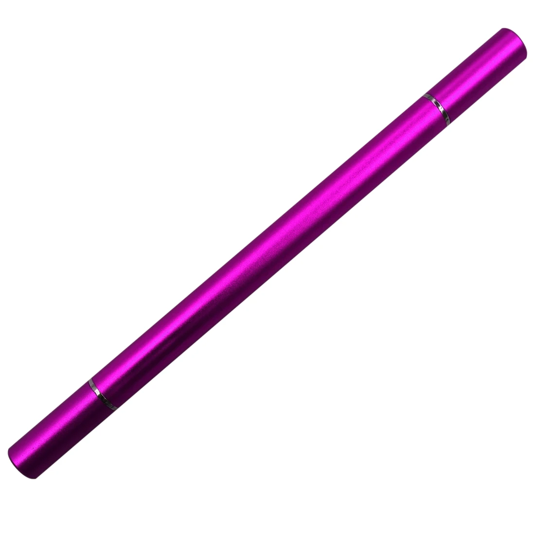 Purple Ручка для сенсорного экрана силикон плюс проводящая ткань два в одном сменная емкость ручка для рукописного ввода - Цвета: Purple