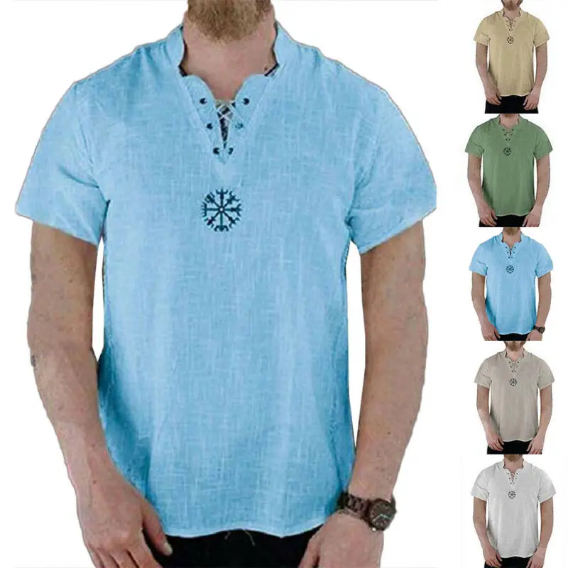 

Ethnic Printed Blouse Casual Shirts Holiday Summer Shirt Comfy Tops Men Clothing
